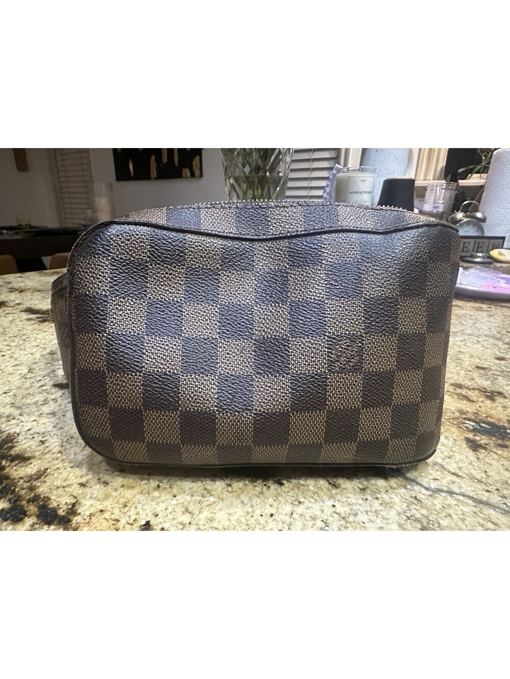 Louis Vuitton Geronimos N51994 Damier Ebene Waist Belt Bag Crossbody Authentic
